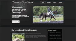 Desktop Screenshot of burrowscourtfarm.co.uk